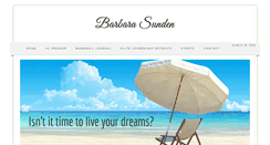 Desktop Screenshot of barbarasunden.com